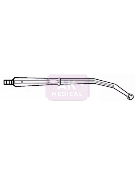 Set per aspirazione con tubo cm 210 + cannula yankauer a bulbo c/controllo vuoto