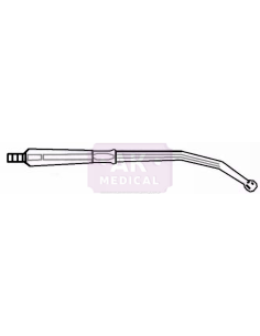 Cannula Yankauer per asp. punta a bulbo e c/controllo del...