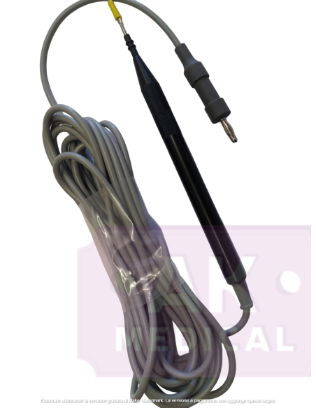 Manipolo elettrochir. RIUSABILE, comando a pedale c/cavo da 5 mt