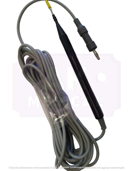 Manipolo elettrochir. RIUSABILE, comando a pedale c/cavo da 3 mt