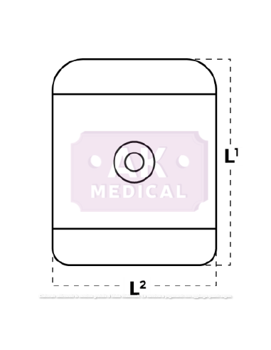 Elettrodi per E.C.G. adulti 40x32 mm liquid...