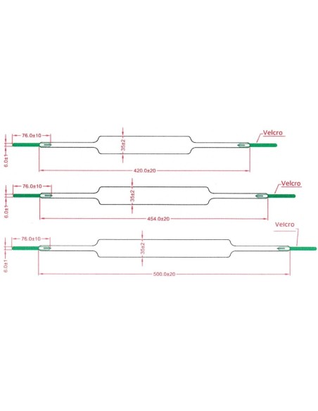Fascia di Sostegno non sterile - conf. da 10 pz - Misura Small