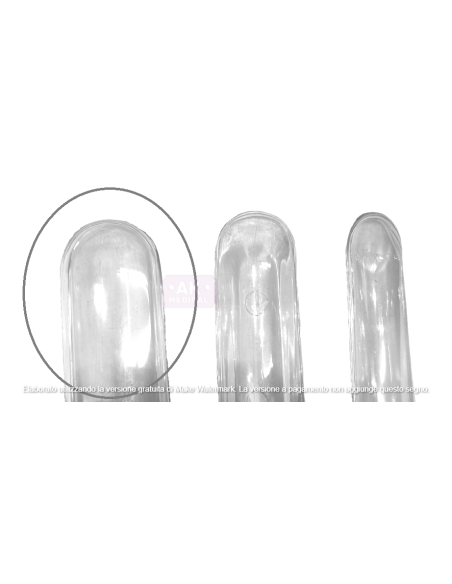 Speculum vaginale a vite laterale monouso NON sterile - Grande