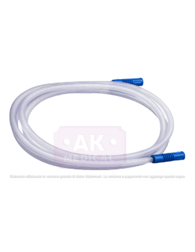 Tubo per aspirazione chirurgica cm 300