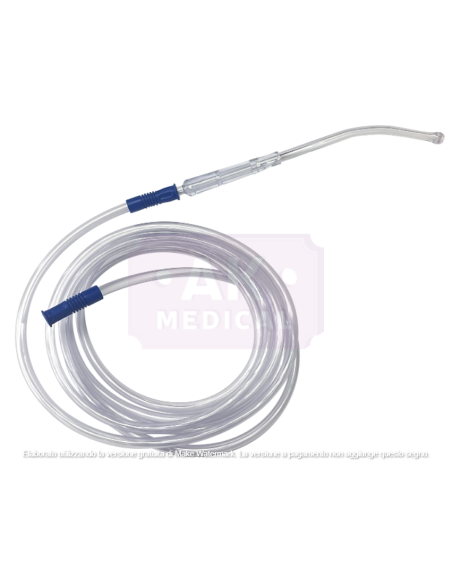 Set per aspirazione con tubo cm 300 + cann. yankauer bulbo senza controllo vuoto
