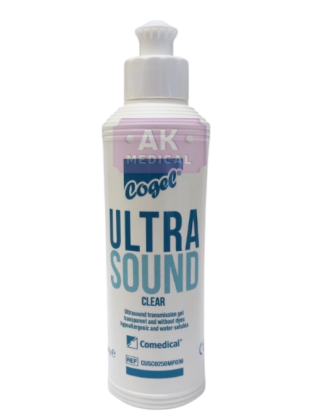 Gel per ultrasuoni flacone  da 250 gr con tappo dosatore - TRASPARENTE
