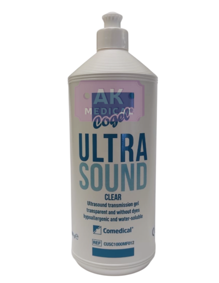 Gel per ultrasuoni flacone da 1lt con tappo dosatore - TRASPARENTE